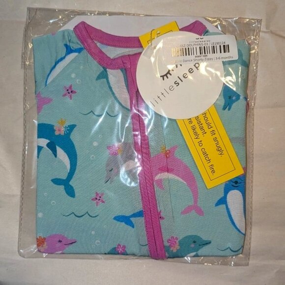 Little Sleepies Other - Little Sleepies Dolphin Dance Shorty Romper 3-6M NIB
